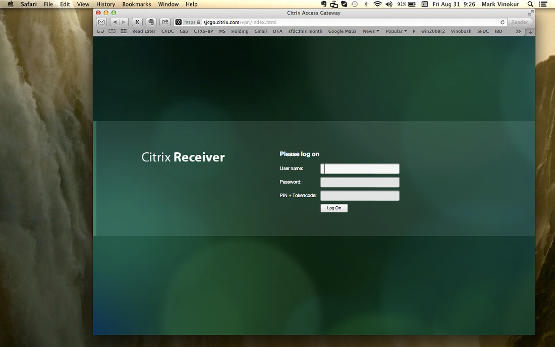 citrix receiver for mac 10.15